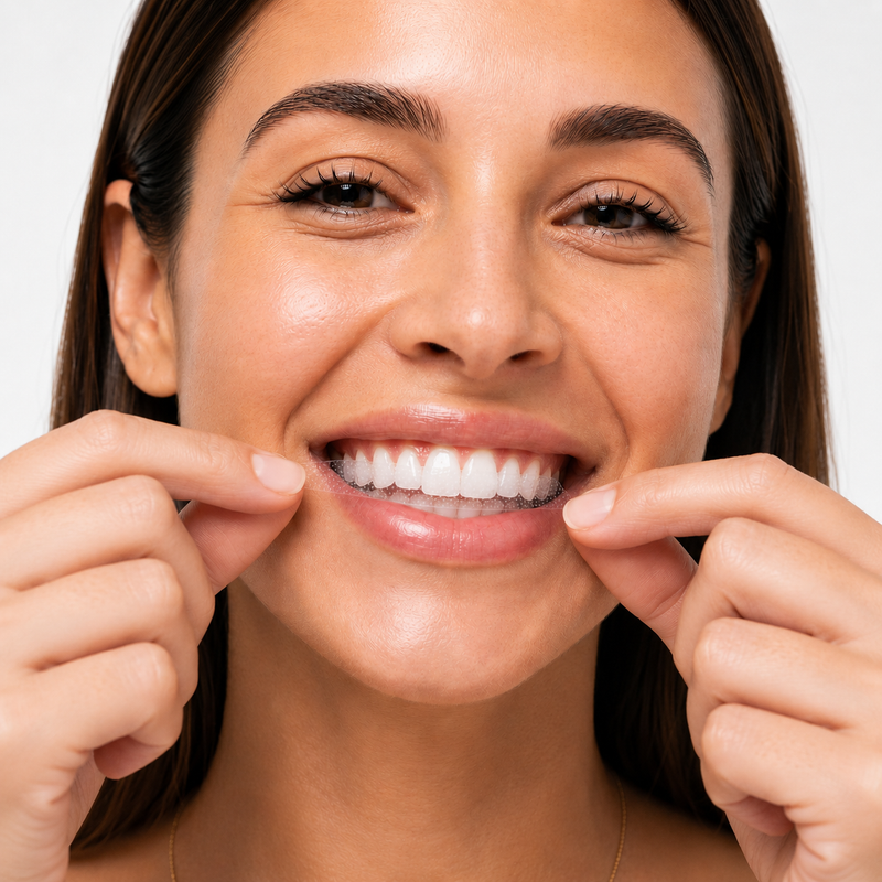 Whiter Teeth. Less Sensitivity.